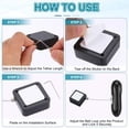 thumbnail image 4 of Uxcell Cuerda Retráctil de Control Remoto (3.3ft / 1M, Blanca)(6 Conjuntos) Lanyard de Seguridad para Control Remoto con Candado Ajustable, Adecuado para Televisores y Tabletas, 4 of 6