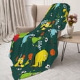 thumbnail image 3 of Sikiie Sport Monster Cozy Flannel Fleece Throw Blanket: Lightweight & Thick for All Seasons - Perfect for Women, Men, & Kids"50"x40", 3 of 6