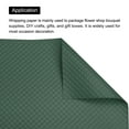 thumbnail image 4 of Tri Dimensional Relieve Flor Envoltura Papel 23.6x23.6 Pulgadas Impermeable para Bricolaje Artesanías, Regalo/Regalo Caja Embalaje Verde Paquete de 10, 4 of 5