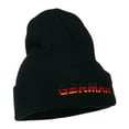 thumbnail image 5 of Germany Embroidered Long Beanie - Navy OSFM, 5 of 5