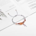 thumbnail image 3 of Accesorio de joyería para mujer Pulsera tejida de múltiples capas ajustable con borlas, 3 of 5