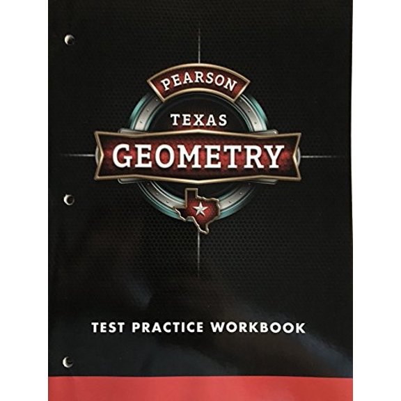 Pre-Owned Pearson Texas Geometry - Test Practice Workbook Paperback