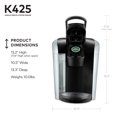 thumbnail image 6 of Keurig K425 Single Serve Coffee Brewer, Black, 6 of 18