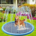 thumbnail image 2 of Outdoor Water Mat (100cm, Blue), Non-Slip and Tear-Resistant Water Mat, Durable PVC Water Mat, Adjustable, 2 of 5