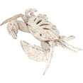thumbnail image 3 of Nautical Ocean Decor Coral Reef Blue Crab Beach Home Decor Coral Look Polystone Tabletop Collection (White), 3 of 10