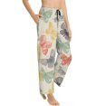thumbnail image 2 of Balery Butterfly print Women's Pajama Pants,Ultra Lightweight Pjs,Lounge Pant-Small, 2 of 9