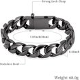 thumbnail image 2 of Cuban Link Bracelet Cremation Bracelet for Ashes Men Memorial Jewelry Stainless Steel Hand Chain Personalized Customization Keepsake - 20CM/22CM/24CM, 2 of 8