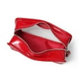 thumbnail image 2 of Daisy Rose Waterproof Make Up Bag for Wome with Transparent Window | PU Vegan Leather TSA Approved Cosmetic Toiletry Travel Pouch - Red, 2 of 5