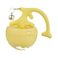 thumbnail image 4 of Pelota de juguete interactiva para gatos, divertida pelota eléctrica rodante para cachorros, perros y gatitos amarillo, 4 of 8