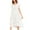 White, variant on Women's Victorian Sleep Dress Vintage V Neck Nightgown Mid-length Ruffle Sleeve Sleeveless Cotton Lounge Dresses Flowy Swing Blue Large