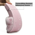 thumbnail image 4 of Barerun Women's Fuzzy Faux Fur Open Toe Slides Slippers, 4 of 8