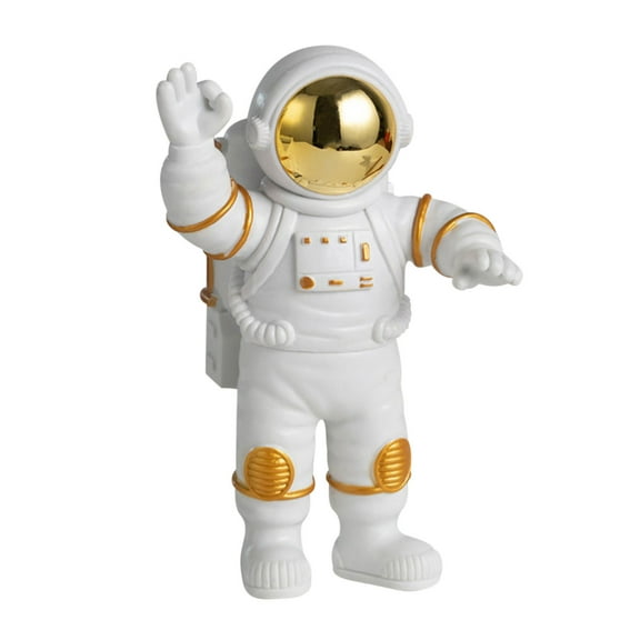 JeashCHAT Decorative Sculpture Figurine Decor PVC Astronaut Figurine Figures Statue Desk Ornament Decor Gift Kid Gift