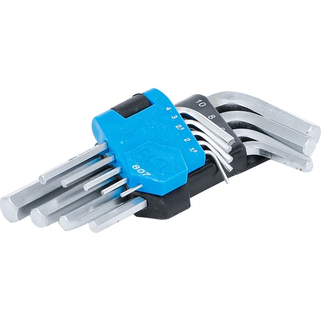 Juego de Llaves Allen BGS 807 Cortas 1.5-10 MM