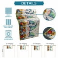 thumbnail image 7 of Hokiten Table Runners 72 Inches Long Dress Scarves, White-Beard Dwarf Farmhouse Kitchen/Dining Table Runner, Coffee Tablerunners, Sunflower Heart Forest Floral 13x72 Inch, 7 of 7