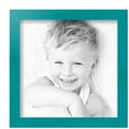 thumbnail image 2 of ArtToFrames 10" x 10" Aqua Picture Frame, 10x10 inch Green Wood Poster Frame (WOM-4428), 5 Pack, 2 of 7