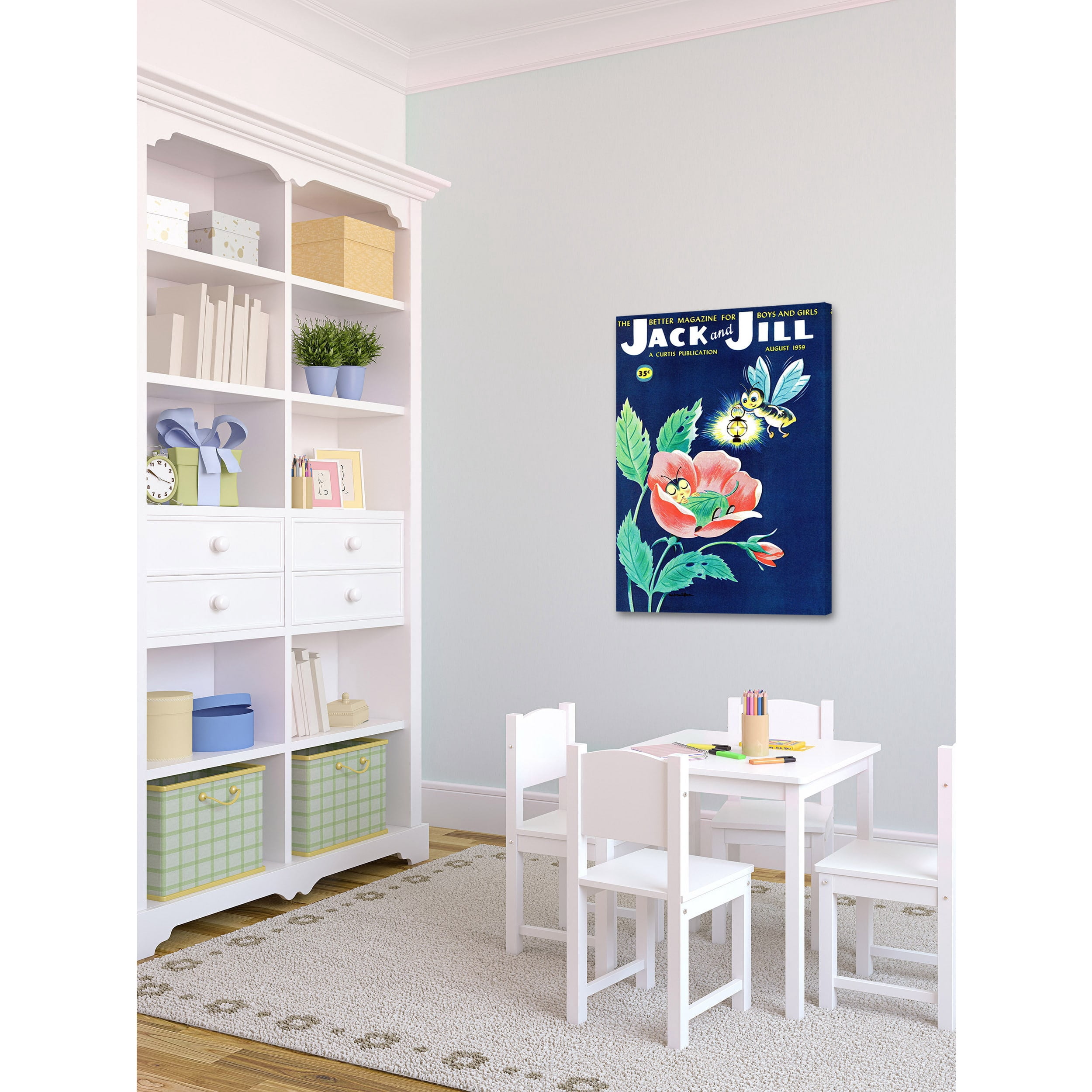 Marmont Hill "Sleeping Bug II" by Curtis Painting Print on Canvas