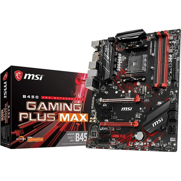 Tarjeta Madre MSI B450 GAMING PLUS MAX AM4 DDR4 HDMI ATX
