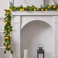 thumbnail image 6 of yulier Artificial Lemon Garland, 70.8 Inch Lemon Vines Spring Summer Fake Fruits Lemon Garland for Home Kitchen Table Fireplace Wall Wedding Party Christmas Decorations, 6 of 10