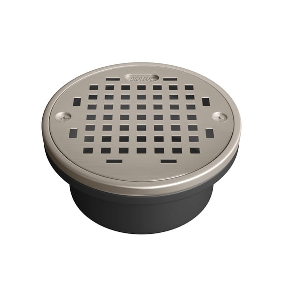 Proflo PF42932 3"Or 4" Abs Shower Drain - Nickel