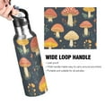 thumbnail image 4 of Yayeee 33oz Insulated Water Bottle Double Wall Stainless Steel with Flip Straw Lid, Black Mushroom Pattern, 4 of 7