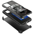 thumbnail image 3 of DALUX Card Holster Kickstand Phone Case Compatible with Galaxy A32 5G (2021) 6.5 inch - Gorilla Biker, 3 of 3