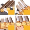 thumbnail image 4 of 1 pieza de acero pesado en forma de U Barra larga Cortadores de galletas Herramienta de decoración de pasteles Fondant Postre Molde de galletas (Champagne Gold), 4 of 5