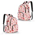thumbnail image 2 of Whosucclay Strawberry Axolotl Theme 17 Inch Backpack for Boys Girls, Casual Lightweight Adjustable Straps Elementary Kids Backpack for High School Middle School, 2 of 8