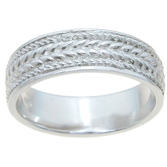 925 Sterling Silver Ring for Men & Wedding Band Makes Great Valentines Gifts for Him