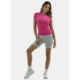 thumbnail image 4 of No Boundaries Women's Fit Stretch Short Sleeve T-Shirt, Sizes XS-3XL, 4 of 5