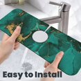 thumbnail image 6 of Sikiie Green Gold Glitter Splash Guard for Sink Faucet-1 PC Super Absorbent Fast Drying Mat Sink Gadgets-Splash Guard for Kitchen, Sink Mat, 6 of 7