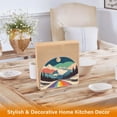 thumbnail image 6 of Yayeee Napkin Holder for Table Set of 2 Kitchen Paper Tissue Organization, Colorful Road at Night, 6 of 8