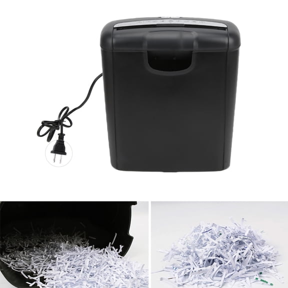 Fyydes Déchiqueteuse à 6 Feuilles, Déchiqueteuse de Papier avec Bac de 10L, Silencieuse, Arrêt Intelligent, Protection contre la Surchauffe, Couleurs Assorties
