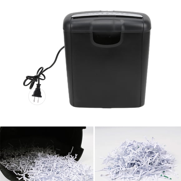 Fyydes Déchiqueteuse à 6 Feuilles, Déchiqueteuse de Papier avec Bac de 10L, Silencieuse, Arrêt Intelligent, Protection contre la Surchauffe, Couleurs Assorties