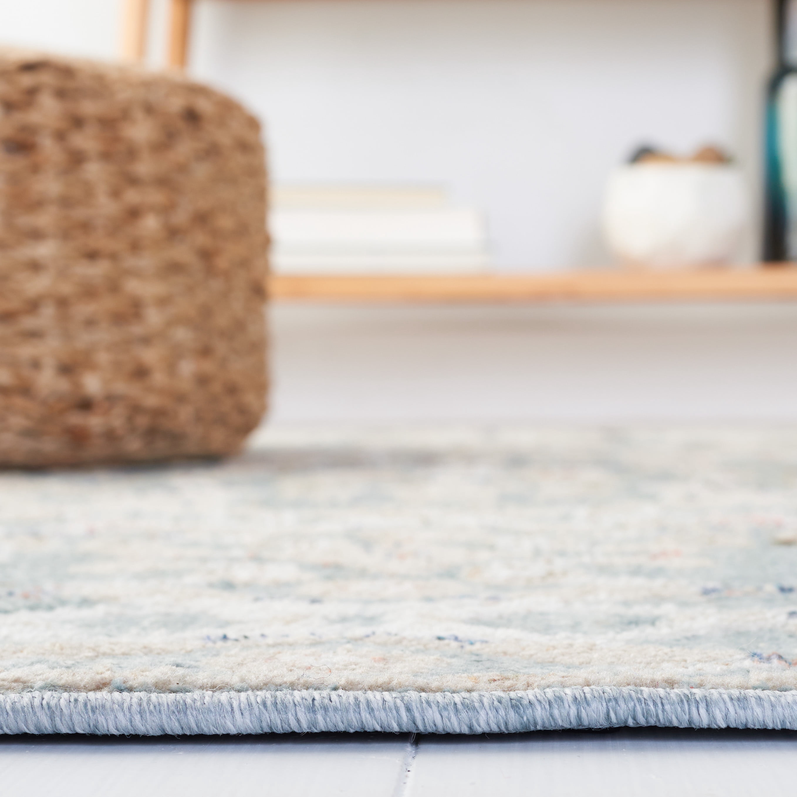 SAFAVIEH Vivaldi Petrina Abstract Area Rug, Navy/Rust, 8' x 10'