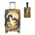 thumbnail image 2 of How to Train Y×our Dra×gon Luggage cover accessory kit, luggage tag, comfort luggage handle wrap, washable zipper closure luggage cover, 2 of 5