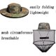 thumbnail image 3 of 2 Pcs Mosquito Head Net Hat, Outdoor Mosquito Repellent Mask Hat, Foldable Anti-ultraviolet Anti-mosquito Beekeeping Mesh Hat with Hidden Mesh, 3 of 5