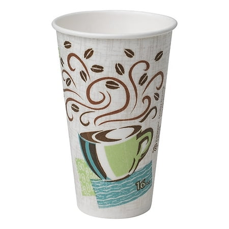 Dixie® PerfecTouch® Insulated Hot Cup by GP PRO, 16 oz., Coffee Haze, 50/Pack
