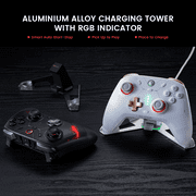 GameSir Cyclone 2 Pro Wireless Controller for Switch, Windows PC, Steam, Android, iOS, PC Game Controller with Mag-Res™ TMR Sticks, Hall Effect Triggers, RGB Lightning, 6-Axis Gyro, Turbo -Black