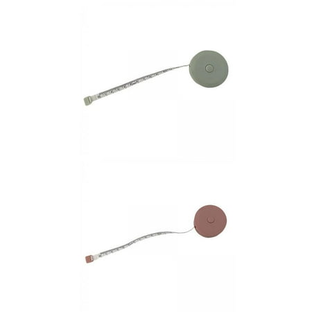 

2Pcs Retractable Flexible Body Measure Tapes Sewing Tailor .5M Ruler