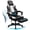 White, variant on Walsunny Ergonomic Gaming Chair with Adjustable Footrest and Massage Leather Game Chair large gaming chair with Headrest and Lumbar Support for Adults, Gray