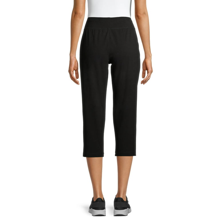 Athletic Works Women's Athleisure Core Knit Capris Smoky Olive X-Small  (0-2)
