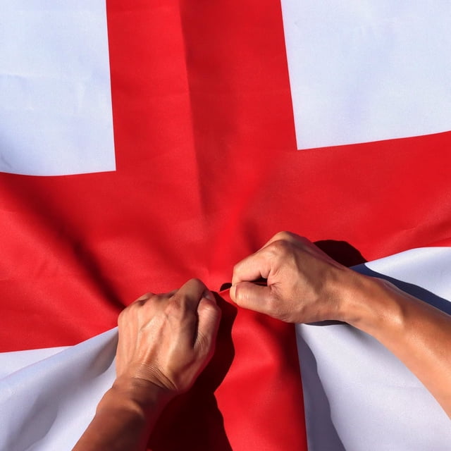 Anley Drapeau Anglais Résistant aux Déchirures Double Face 3 Plis 3x5 Pieds - les Drapeaux Nationaux Anglais les Plus Forts et Durables 3 X 5 Pieds