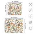 thumbnail image 3 of Dish Drying Mat Cartoon Cute Mushrooms Kitchen Mats Microfiber Counter Absorbent Dish Pad Drainer Rack 16"x18", 3 of 7