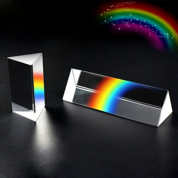 Racing Butterfly Triangular Prism Rainbow Prisma Crystal Photographic Physics Light Experiment
