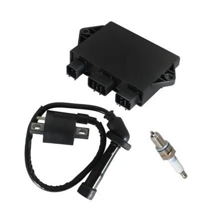 New Ignition Coil Spark Plug CDI Compatible With Yamaha Grizzly 660 YFM660 2002 2003 Replace # 5KM-85540-00-00