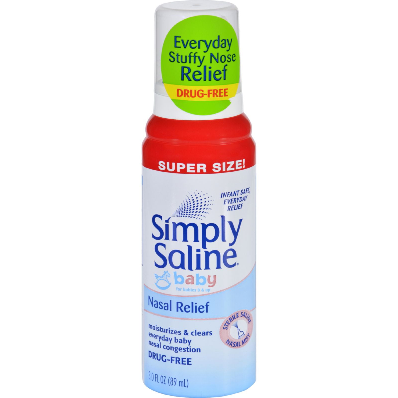Simply Saline Nasal Relief Baby Super Size 3 oz