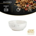 thumbnail image 2 of Thyme & Table Grey Marble Stoneware Round Cereal Bowl, 2 of 6