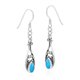 thumbnail image 3 of AeraVida Aretes Colgantes de Plata de Ley con Incrustaciones de Lágrimas de Turquesa Azul Ornamentales de Estilo Vintage para Mujer, Accesorios, Joyería de Aniversario, Regalo, 3 of 5
