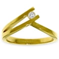 thumbnail image 2 of Galaxy Gold 0.10ct Genuine Diamond Ring in 14k Solid Gold - Size 6.0, 2 of 2