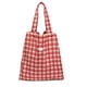 thumbnail image 5 of Bolso Mano A Cuadros para Mujer Hombro Gran Capacidad () Rojo, 5 of 9
